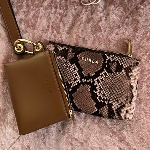 Furla small coin pouches to clip on your bag